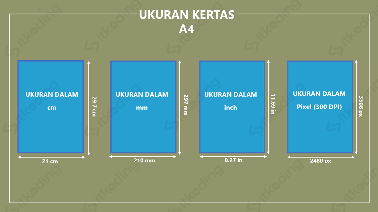 Detail Kertas Gambar A4 Nomer 11