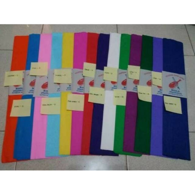 Detail Kertas Krep Warna Ungu Nomer 16