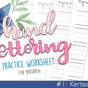 Detail Kertas Latihan Lettering Nomer 50