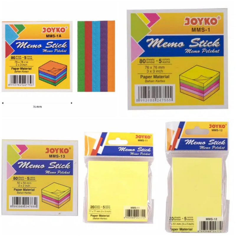 Detail Kertas Memo Tempel Nomer 22
