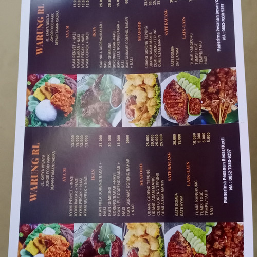 Detail Kertas Menu Makanan Nomer 22