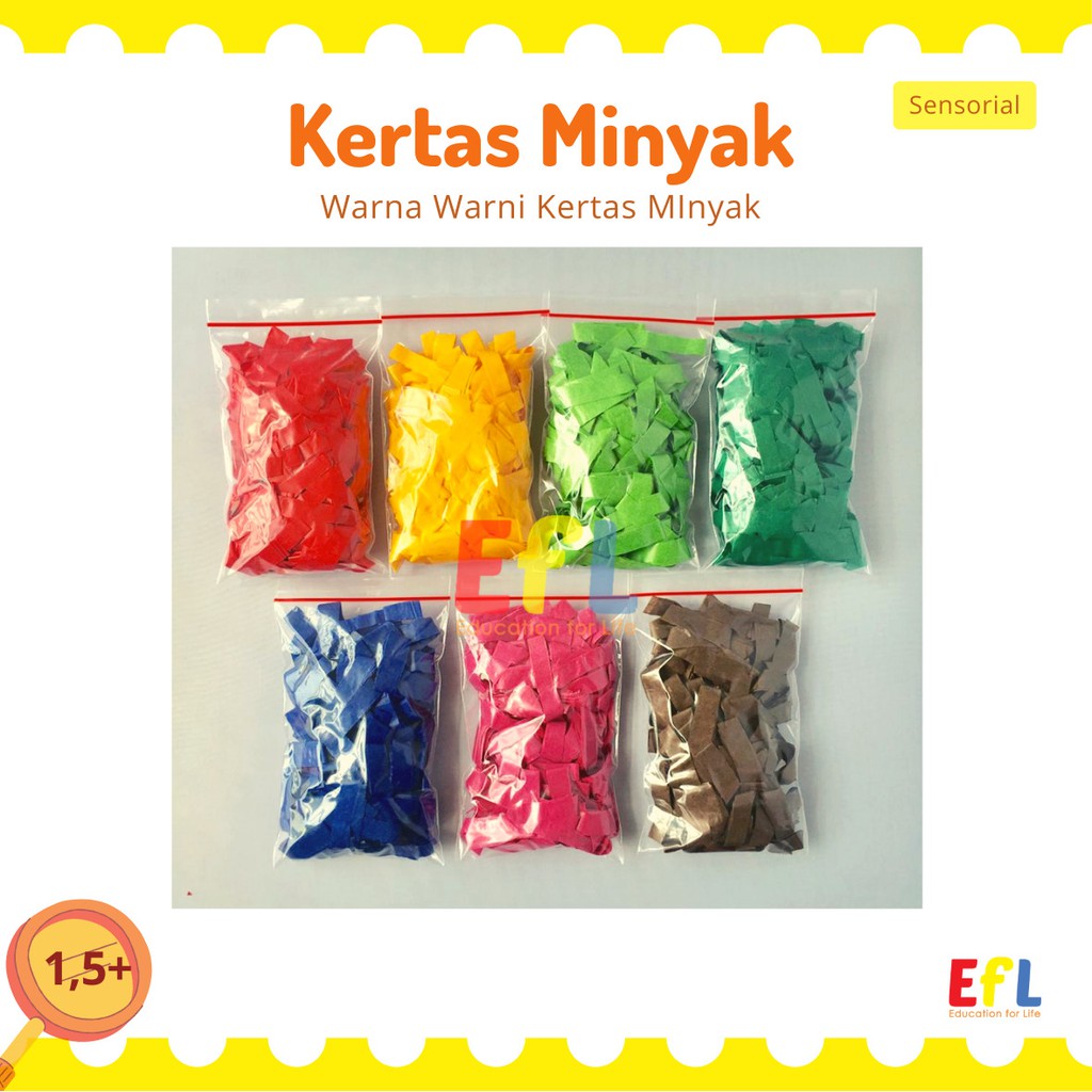 Detail Kertas Minyak Warna Warni Nomer 12