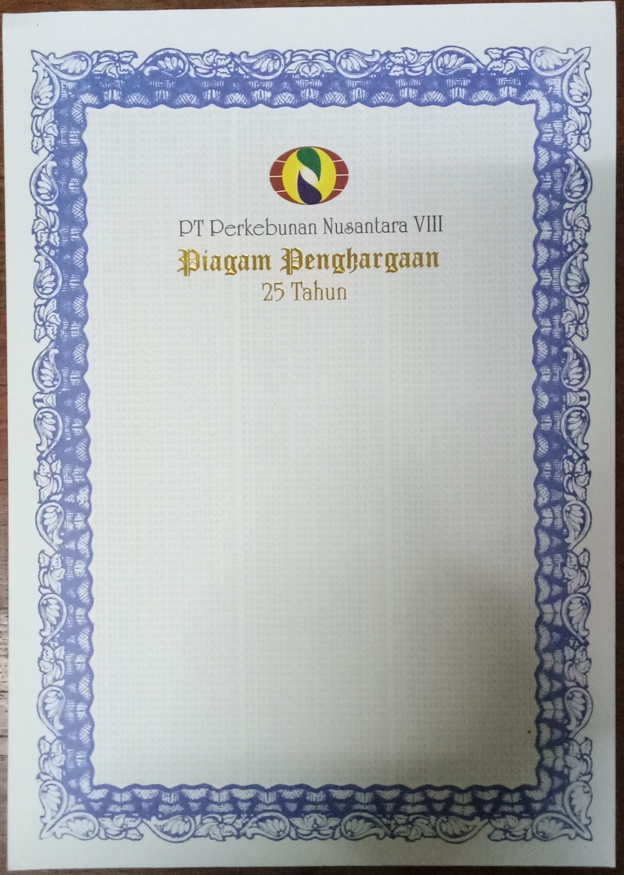 Detail Kertas Piagam Kosong Nomer 17