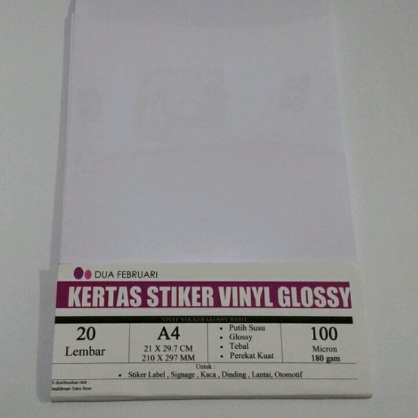 Detail Kertas Stiker Glossy Nomer 49