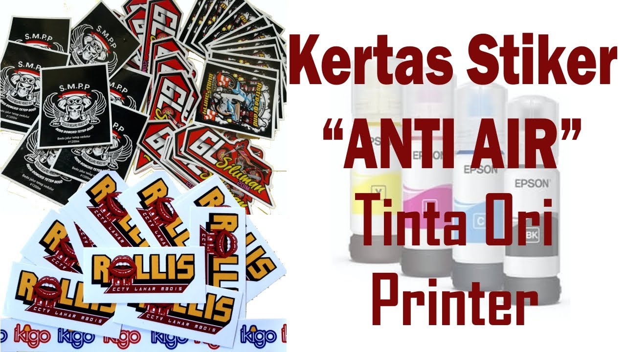 Detail Kertas Stiker Tahan Air Nomer 24