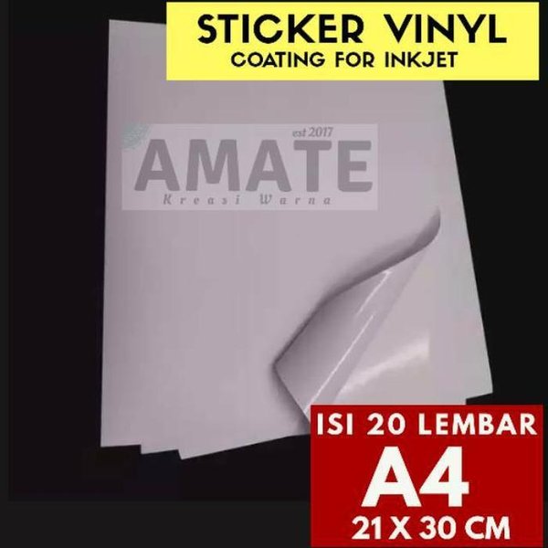 Detail Kertas Stiker Vinyl Nomer 3