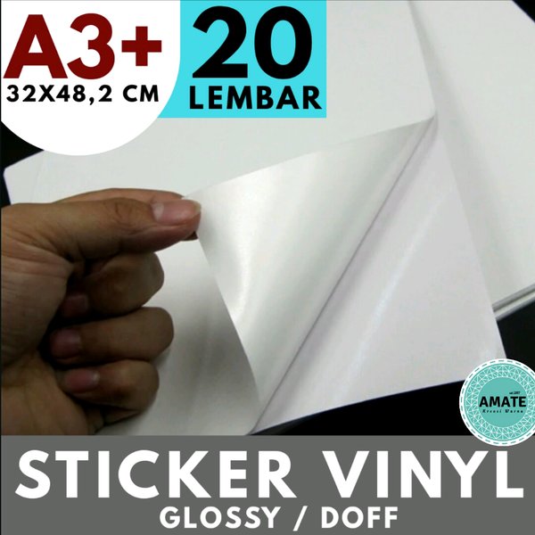 Detail Kertas Stiker Vinyl Nomer 8