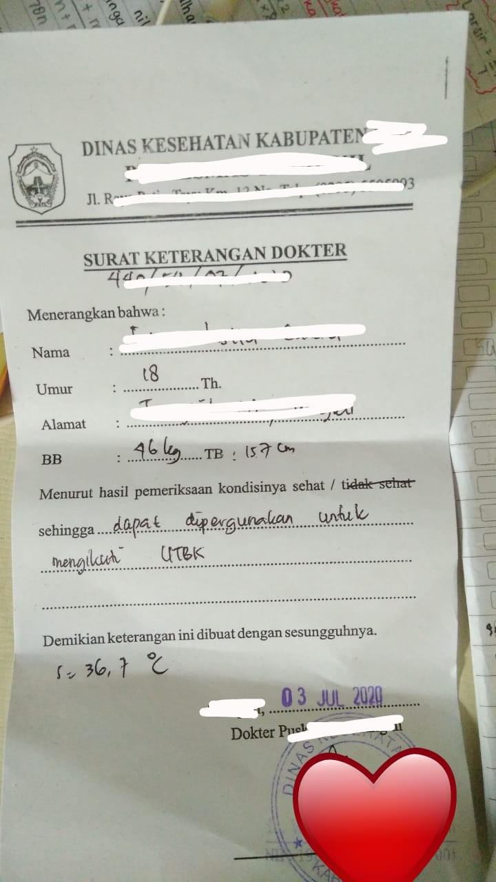 Detail Kertas Surat Dokter Nomer 44