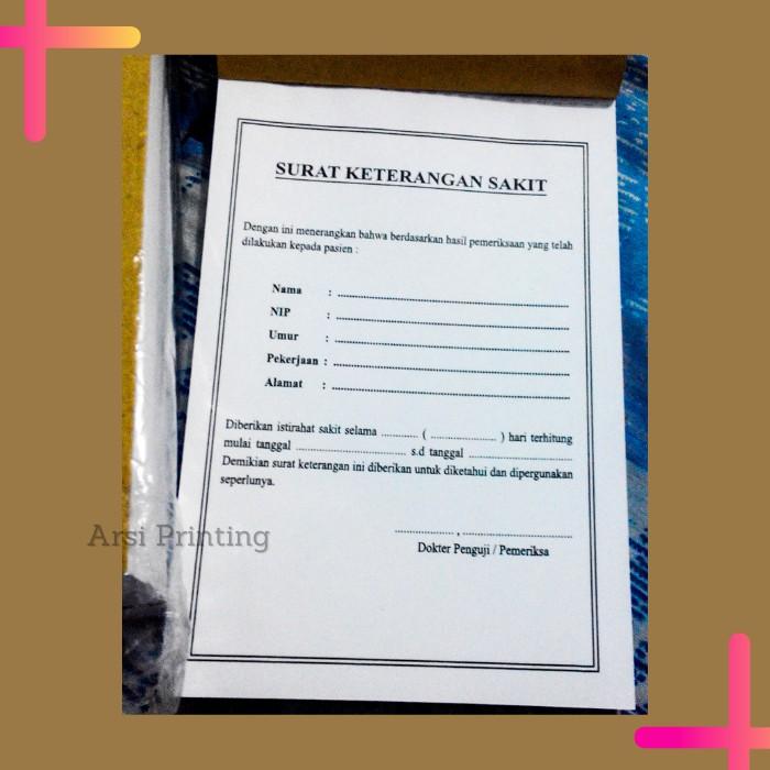 Detail Kertas Surat Dokter Nomer 6