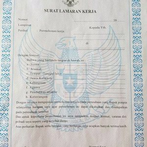 Detail Kertas Surat Lamaran Kerja Nomer 20