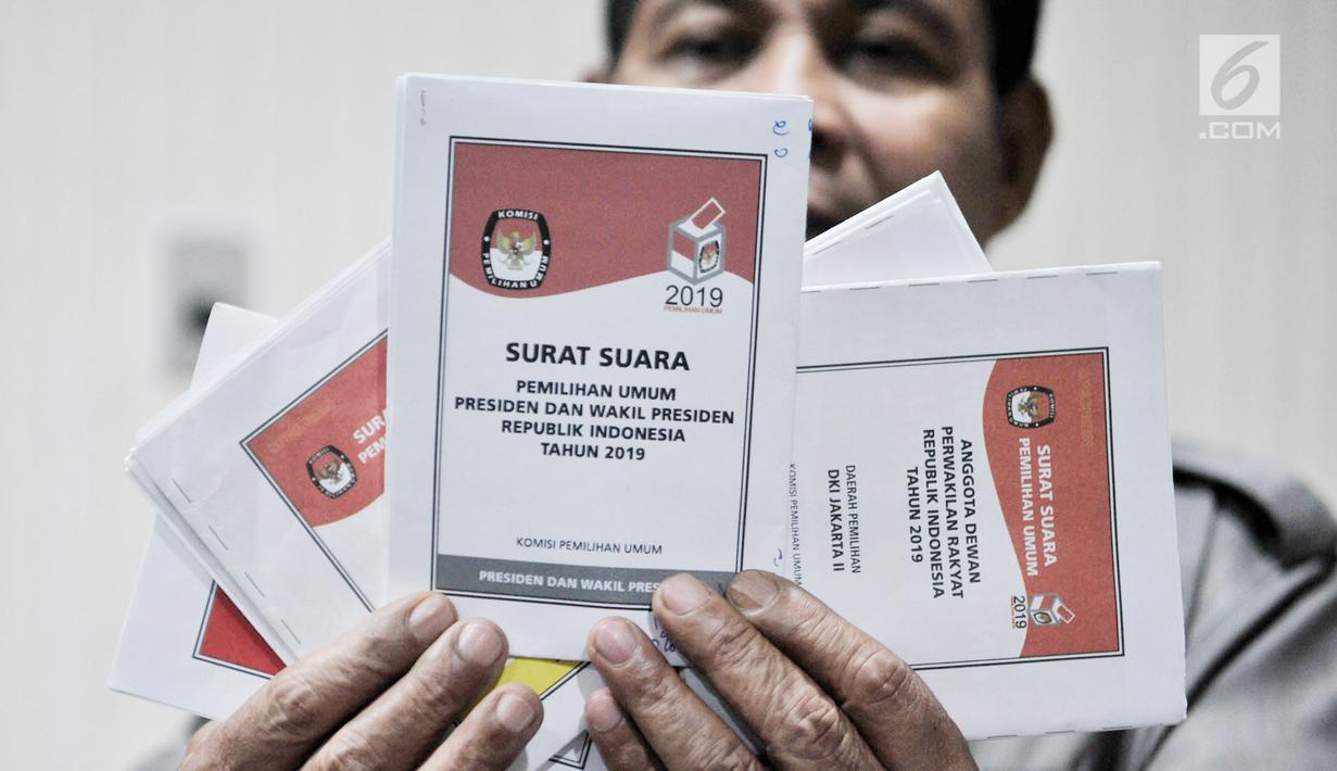 Detail Kertas Surat Suara Pemilu 2019 Nomer 26