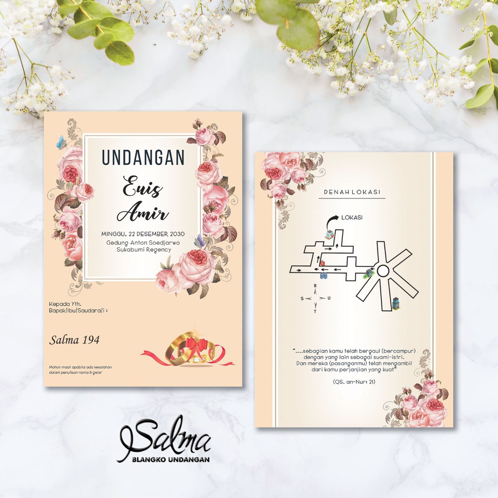 Detail Kertas Undangan Kosong Nomer 53