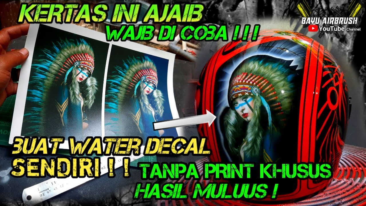 Detail Kertas Water Slide Decal Nomer 23