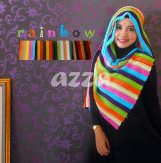 Detail Kerudung Rainbow Nomer 26