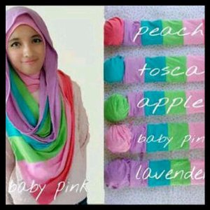 Detail Kerudung Rainbow Nomer 29