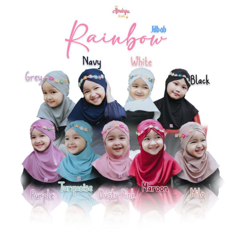 Detail Kerudung Rainbow Nomer 42