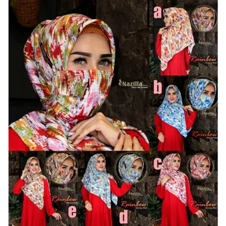 Detail Kerudung Rainbow Nomer 49
