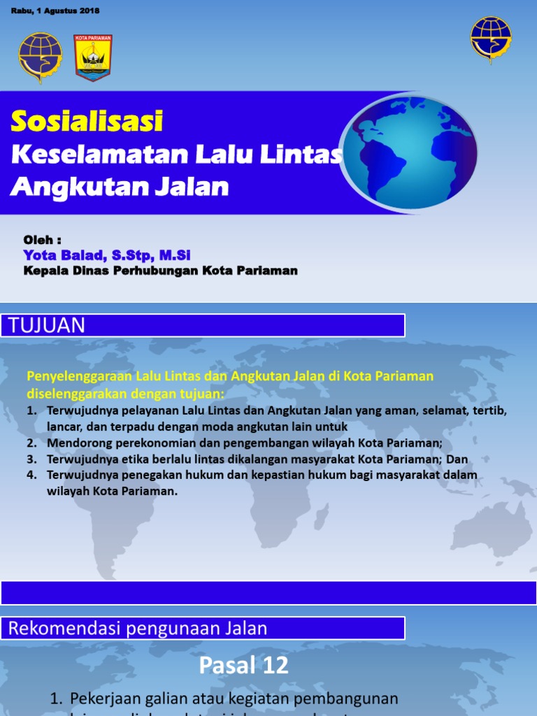 Detail Keselamatan Berlalu Lintas Ppt Nomer 9