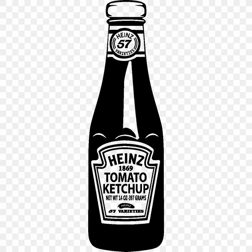Detail Ketchup Clipart Black And White Nomer 17