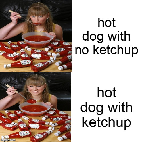 Detail Ketchup On Hot Dog Meme Nomer 5