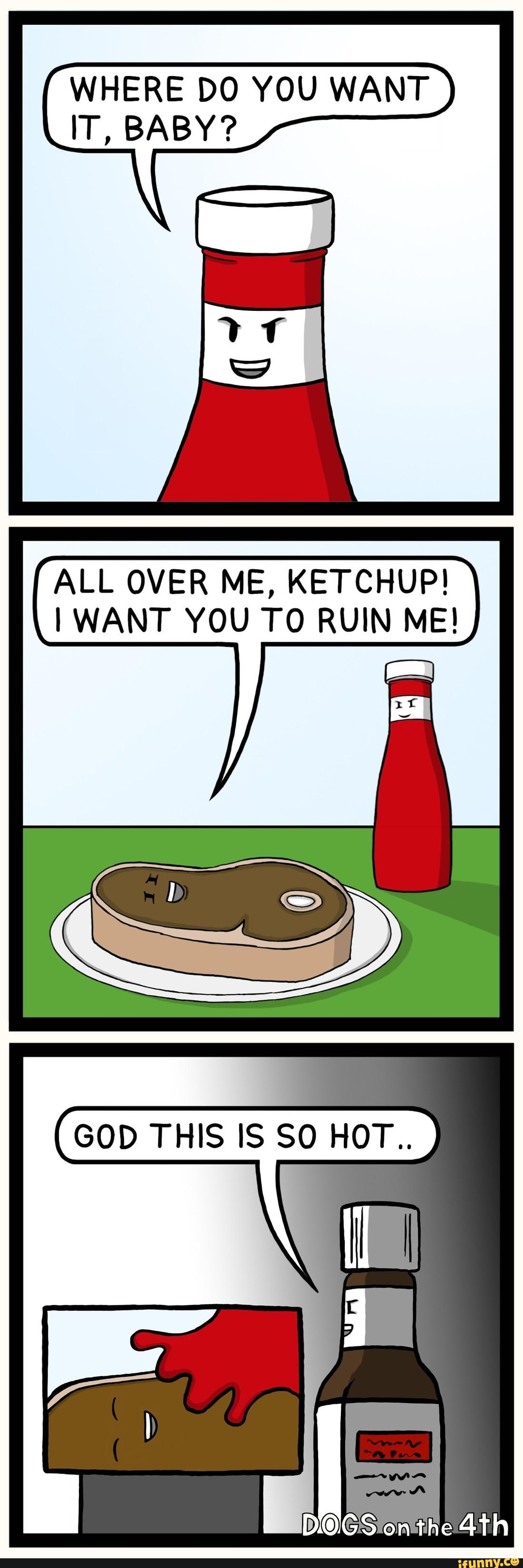 Detail Ketchup On Steak Meme Nomer 36