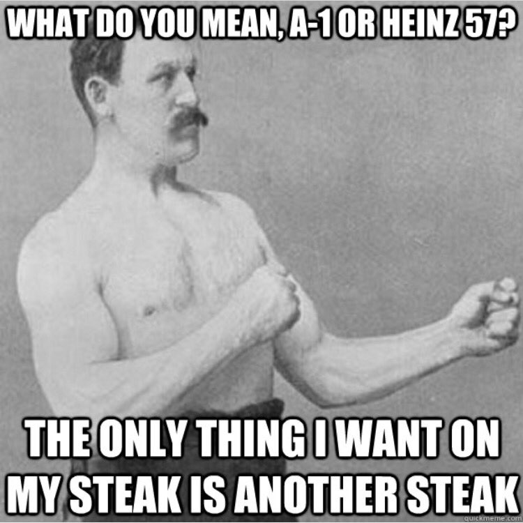 Detail Ketchup On Steak Meme Nomer 42