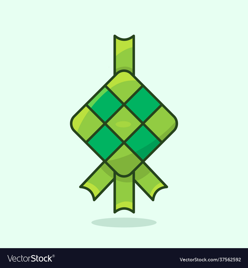 Detail Ketupat Idul Fitri Vector Nomer 3