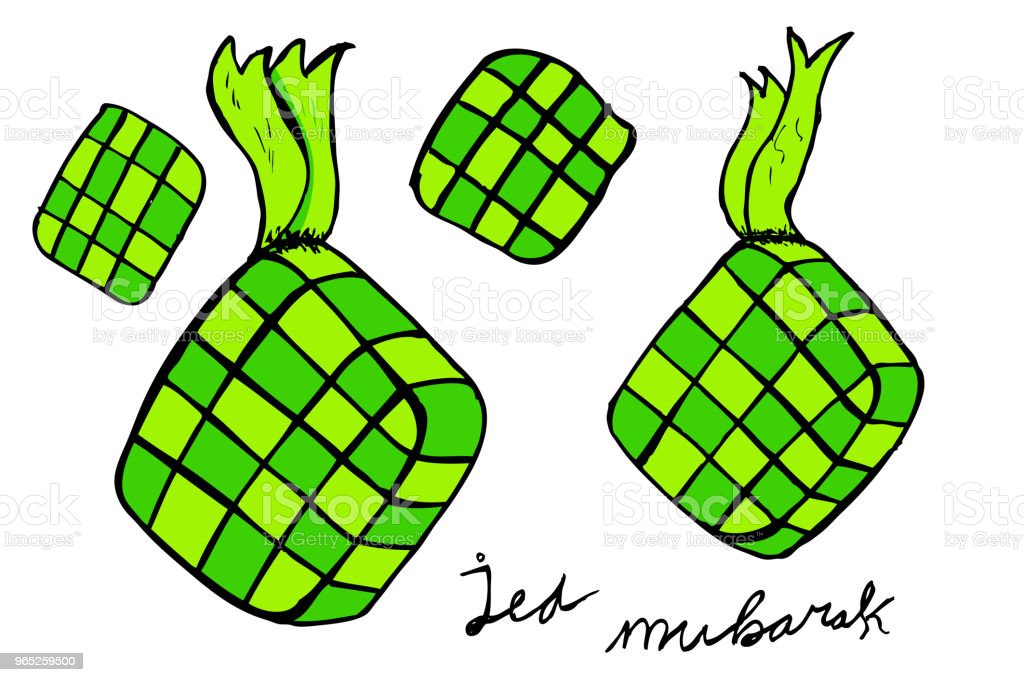 Detail Ketupat Illustration Nomer 21