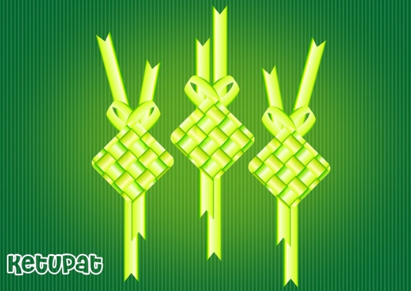 Detail Ketupat Vector Free Download Nomer 6