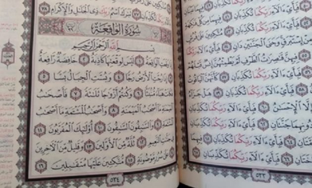 Detail Keutamaan Membaca Surat Al Waqiah 3x Sehari Nomer 57