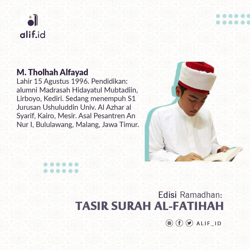 Detail Keutamaan Surat Al Fatihah Nomer 12