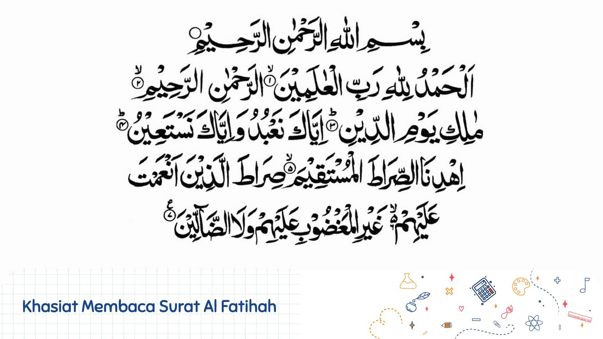 Detail Keutamaan Surat Al Fatihah Nomer 8