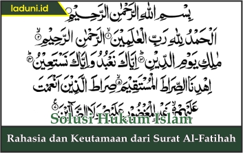 Detail Keutamaan Surat Al Fatihah Nomer 9