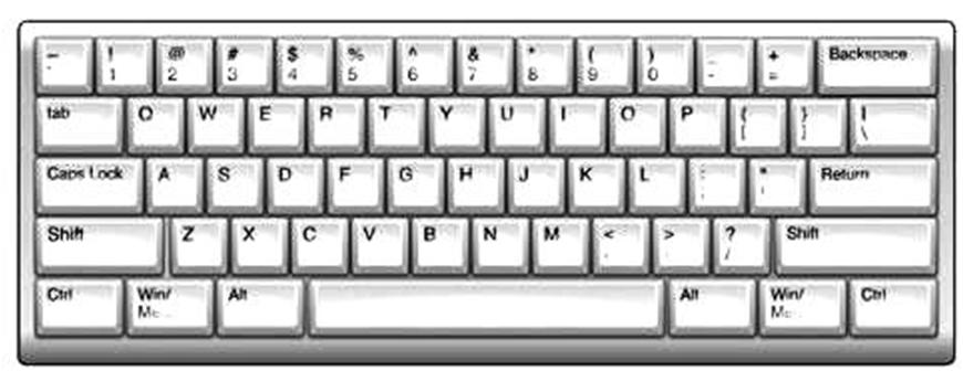 Detail Keyboard Clipart Black And White Nomer 36