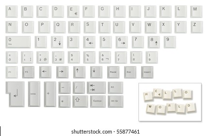 Detail Keyboard Keys Png Nomer 13