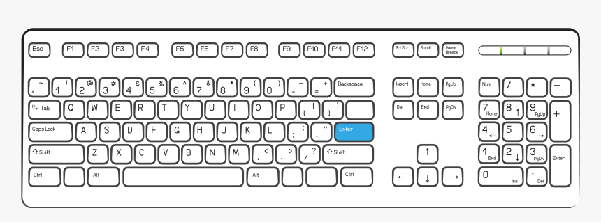 Detail Keyboard Keys Png Nomer 20