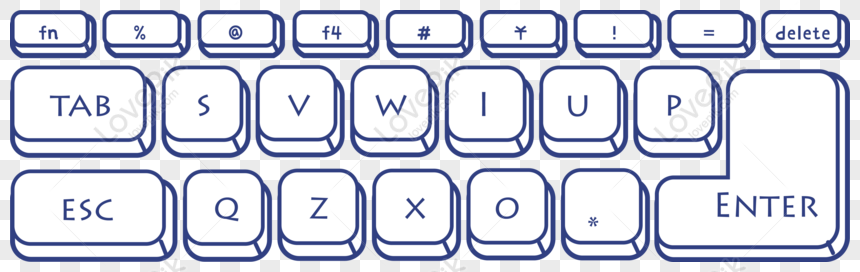 Detail Keyboard Vector Png Nomer 43