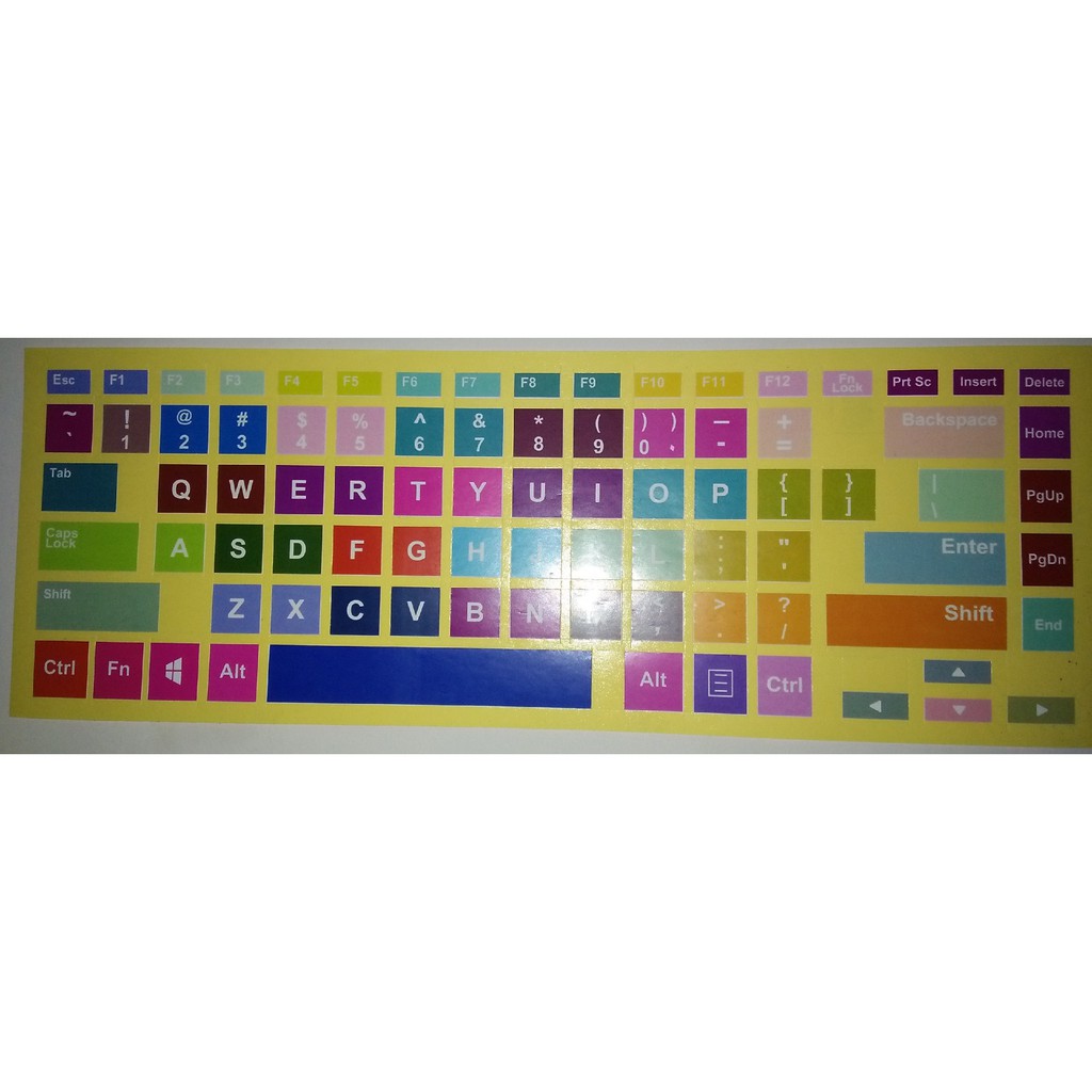 Detail Keyboard Warna Warni Pc Nomer 26