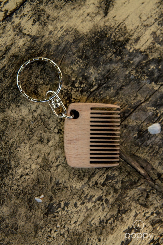 Detail Keychain Beard Comb Nomer 25