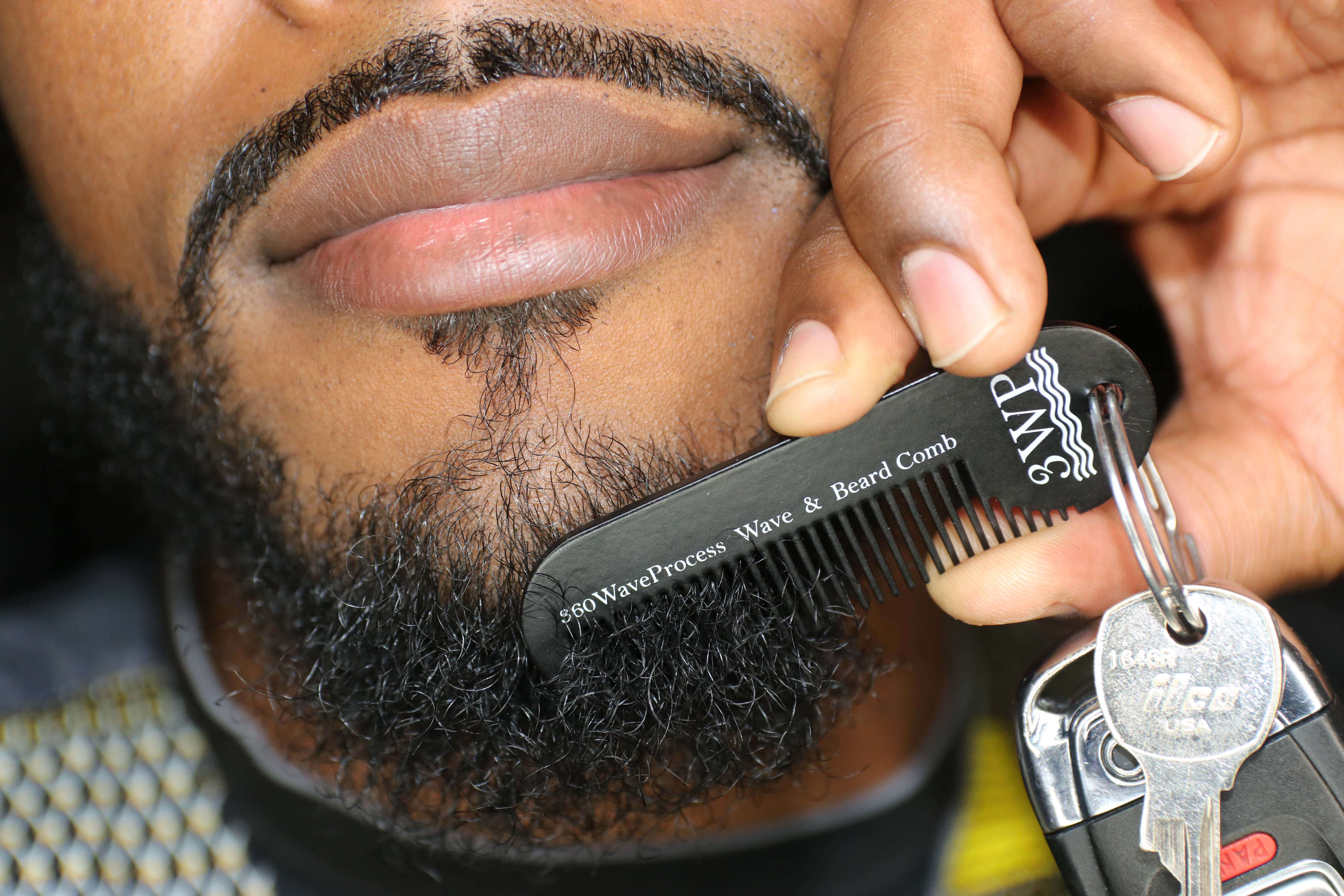 Detail Keychain Beard Comb Nomer 4