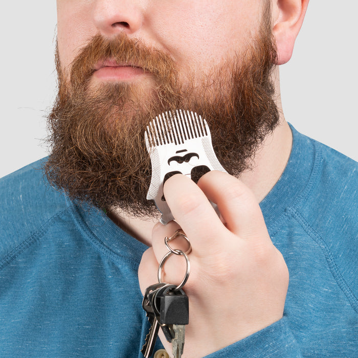 Detail Keychain Beard Comb Nomer 42