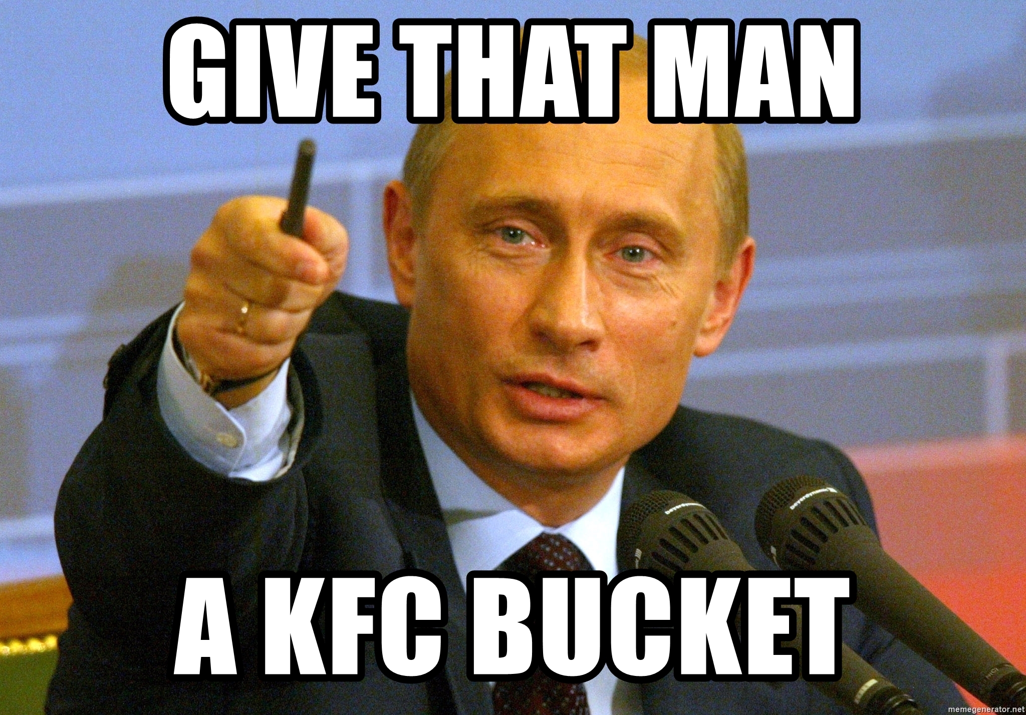 Detail Kfc Bucket Sign Meme Nomer 44