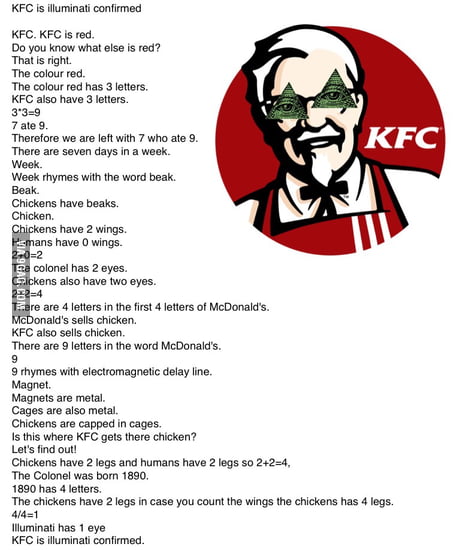 Detail Kfc Is The Illuminati Nomer 12