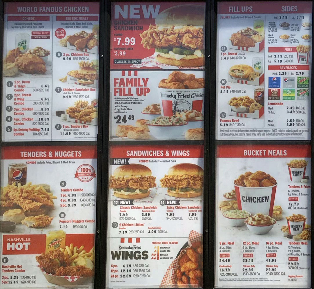 Detail Kfc Menu Picture Nomer 22