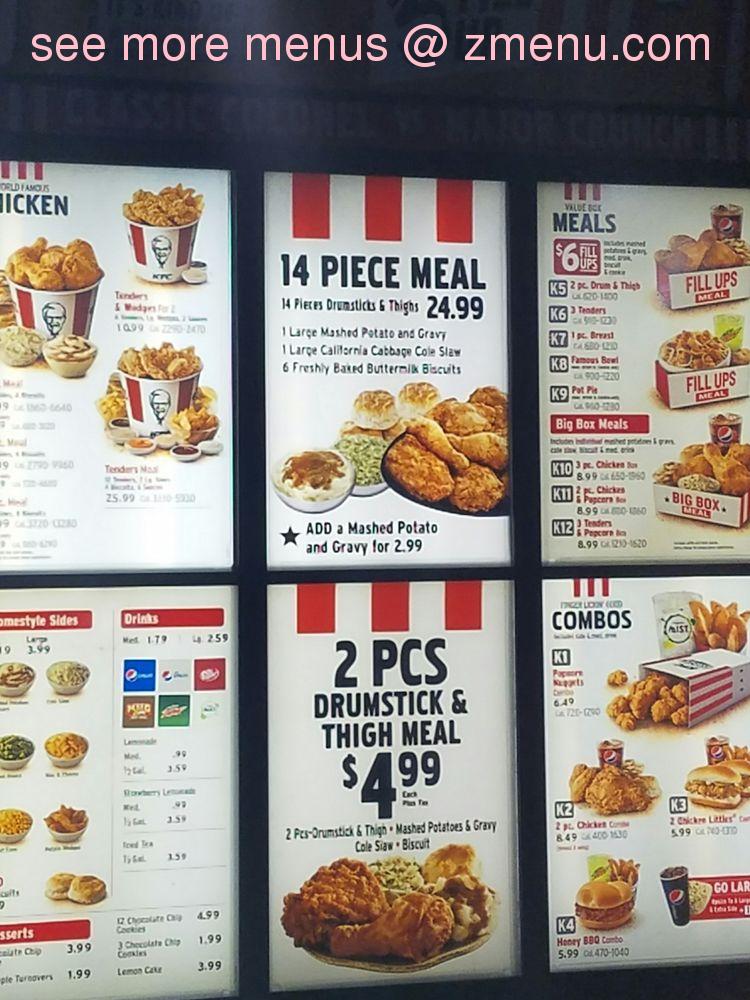 Detail Kfc Menu Picture Nomer 3