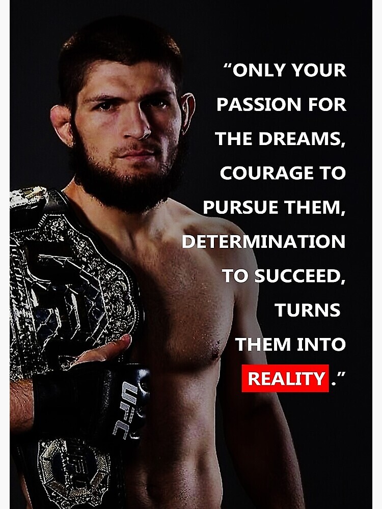 Detail Khabib Nurmagomedov Quotes Nomer 20