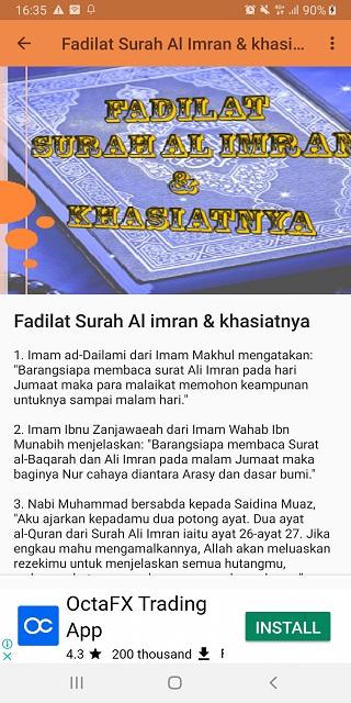 Detail Khasiat Surat Ali Imran Ayat 9 Nomer 30