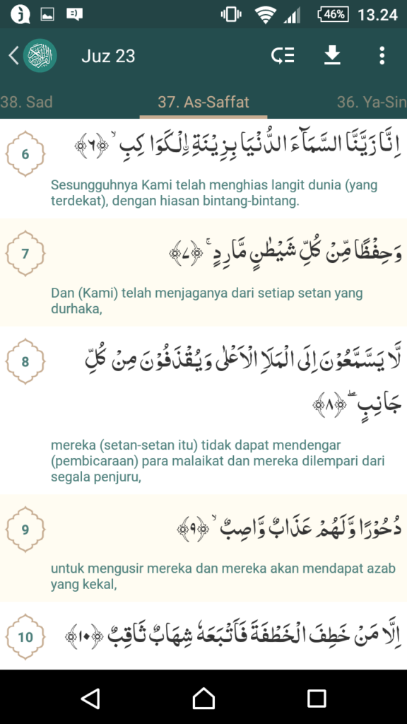 Detail Khasiat Surat As Saffat Ayat 1 10 Nomer 33