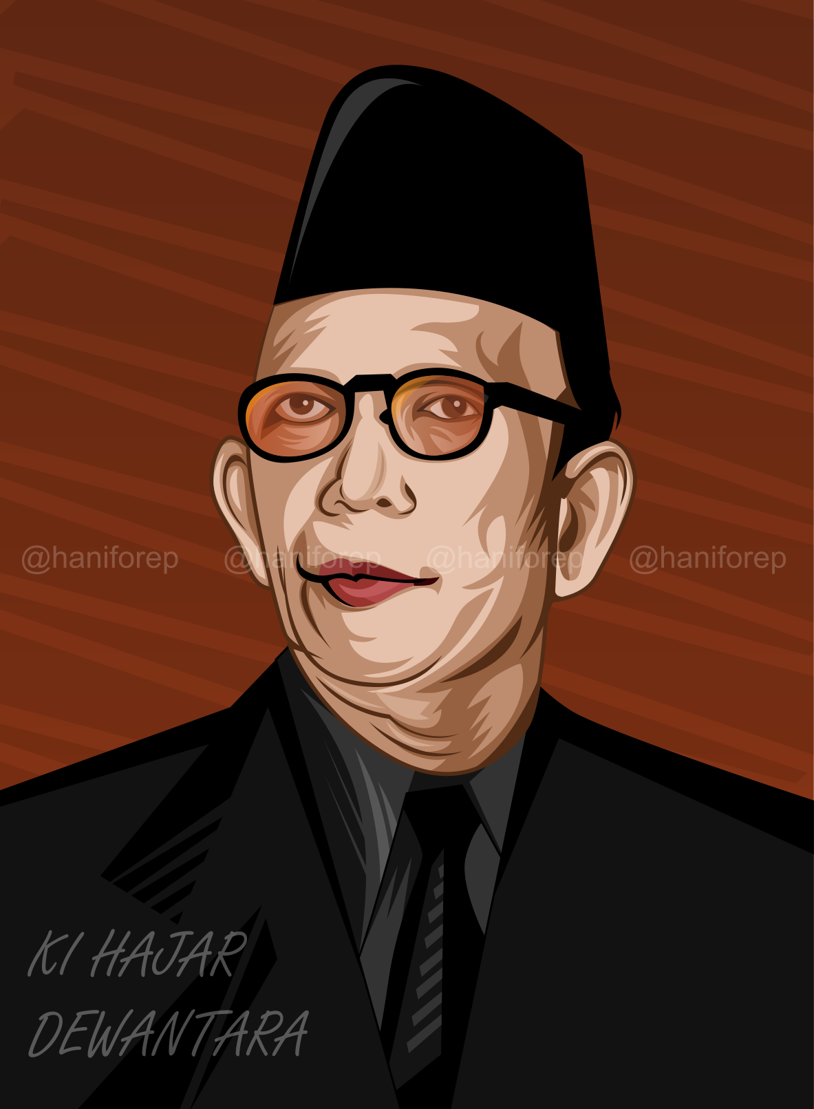 Detail Ki Hajar Dewantara Vector Nomer 45