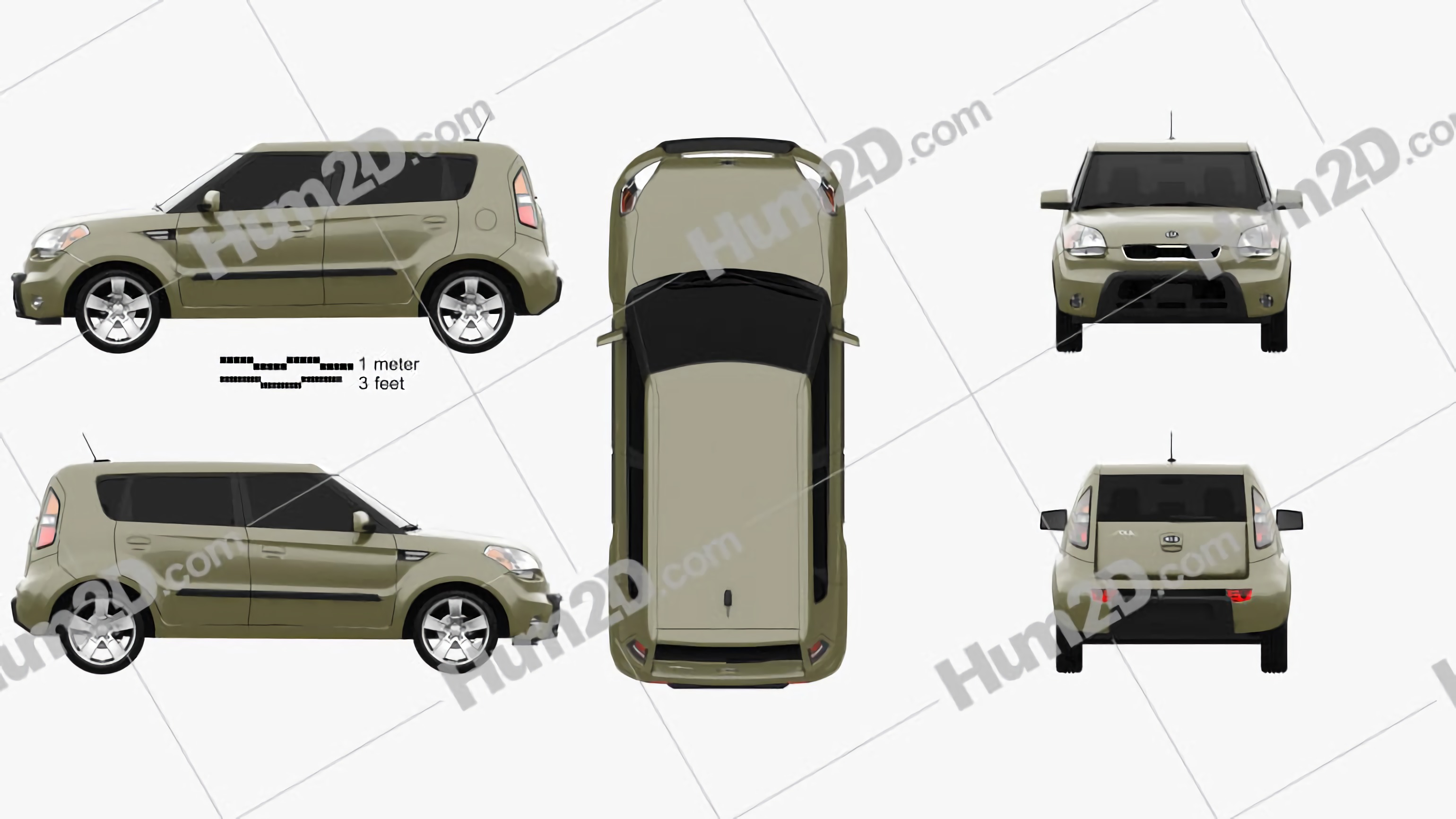 Detail Kia Soul Clipart Nomer 14